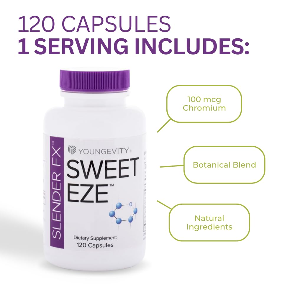 Youngevity Slender FX Sweet EZE packaging side shows multi-pack value