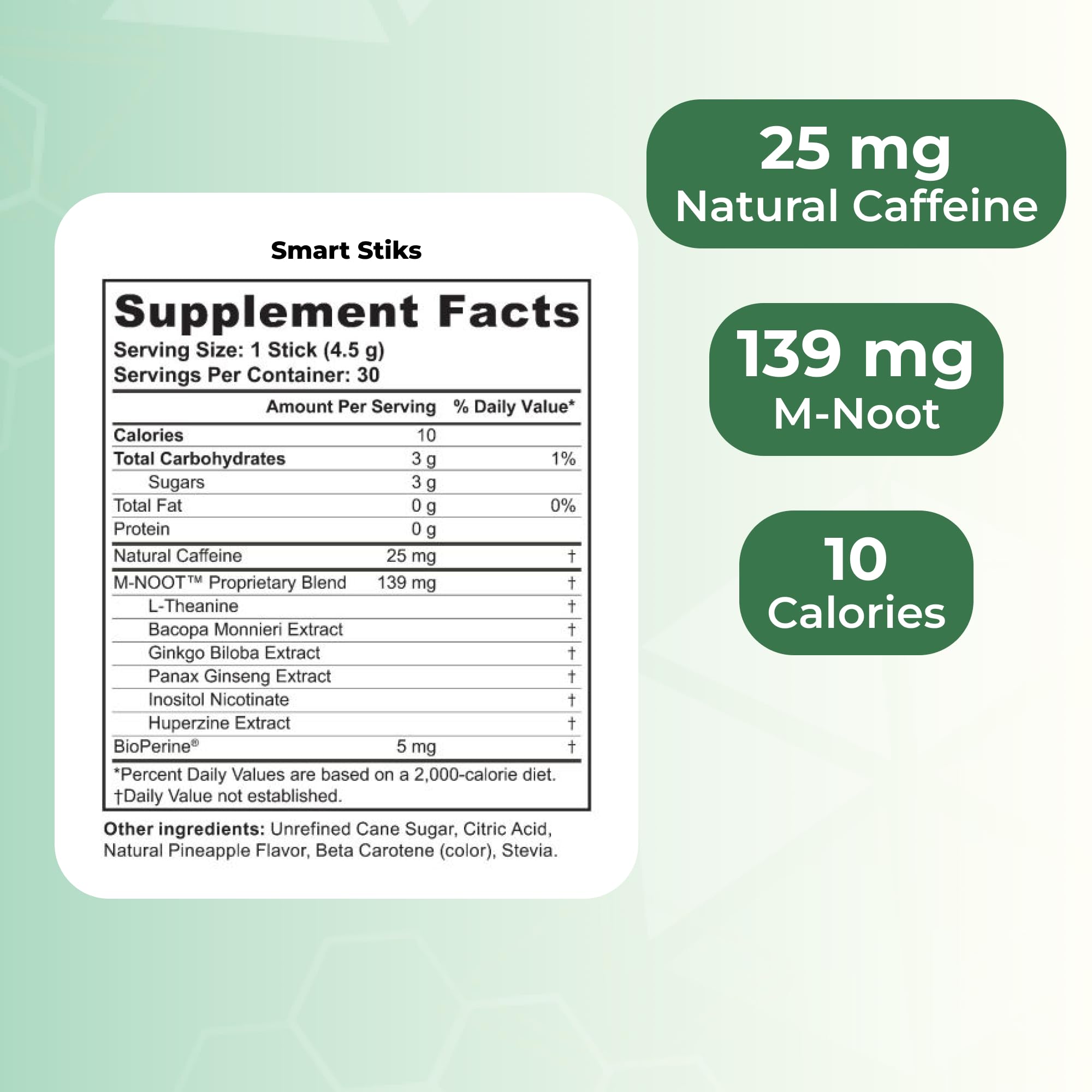 Youngevity Smart proprietary herbal blend illustration highlights natural ingredients