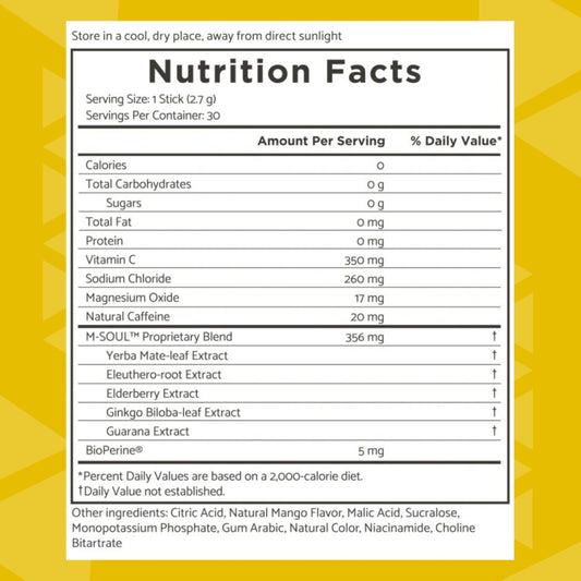 Youngevity Soul Mood Enhancer tropical fruit flavor enhances daily enjoyment.