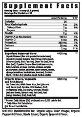 Youngevity Super Greens powder dissolving in water for easy daily greens.