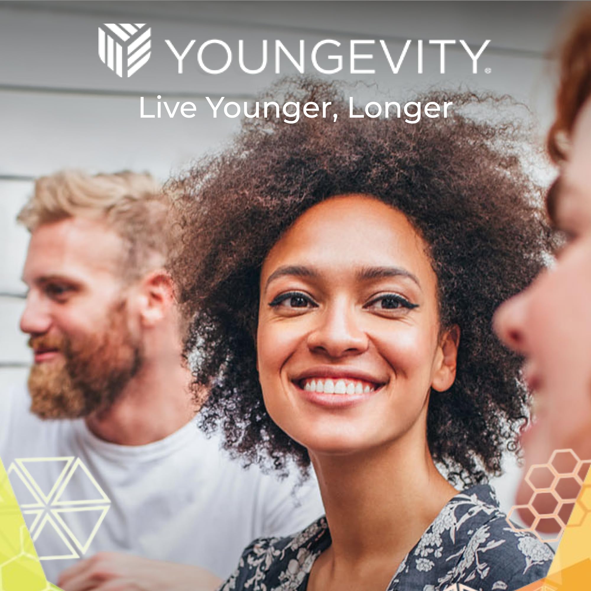 Youngevity Ultimate Daily Classic bottle with glass shows simple daily integration.