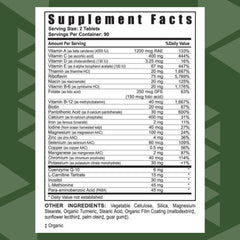Close-up of Youngevity Ultimate Daily tablets for easy daily energy support