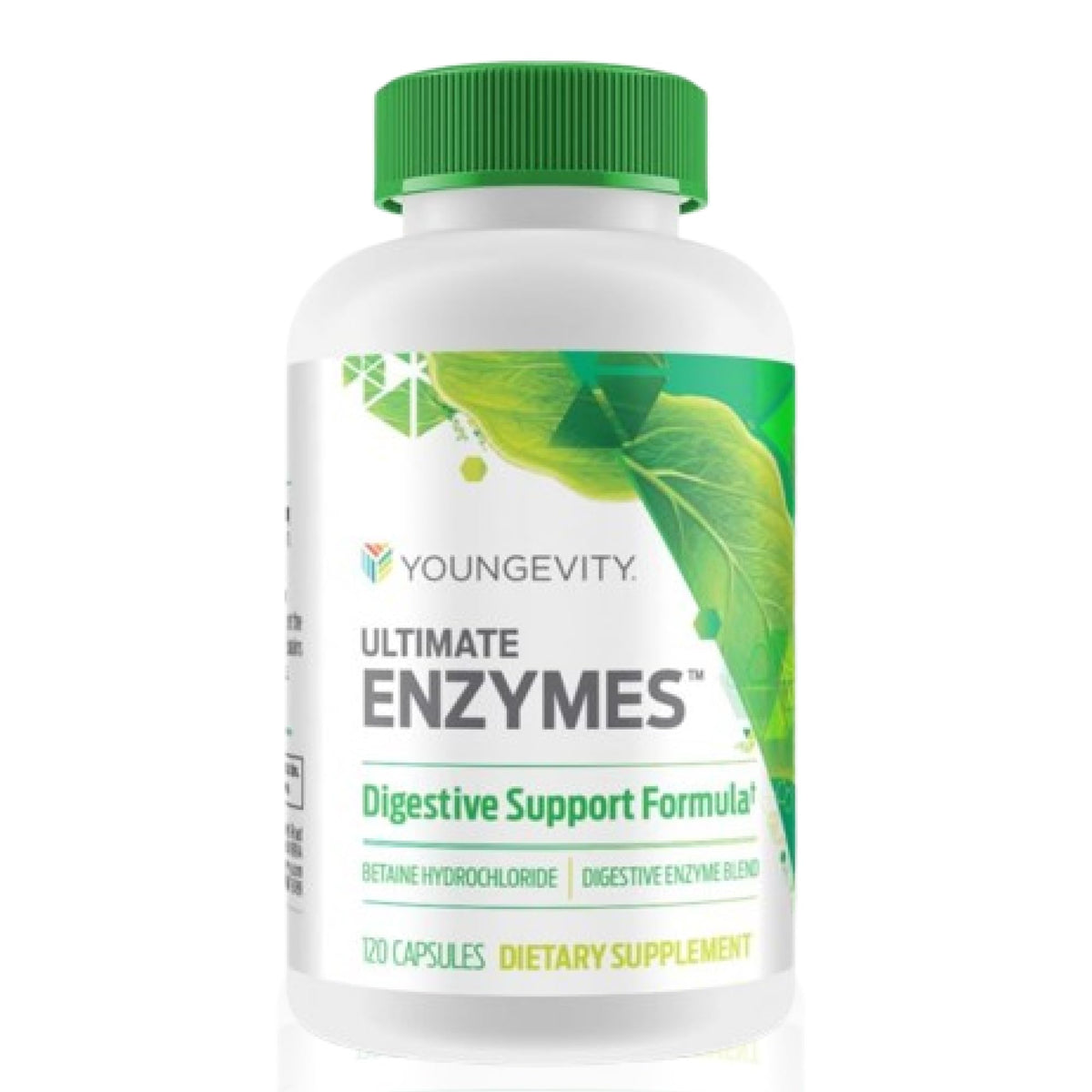Youngevity Ultimate Enzymes bottle front showing product branding and label