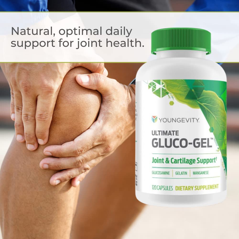 60-serving bottle labeled for easy daily use and mobility support.