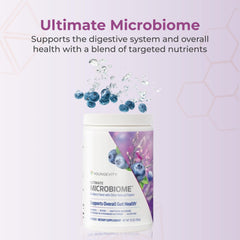 Youngevity Ultimate Microbiome label detail highlighting i26 Hyperimmune Egg Powder for immune balance.