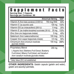 Youngevity Ultimate Selenium bottle back label showing ingredients and dosage for transparency