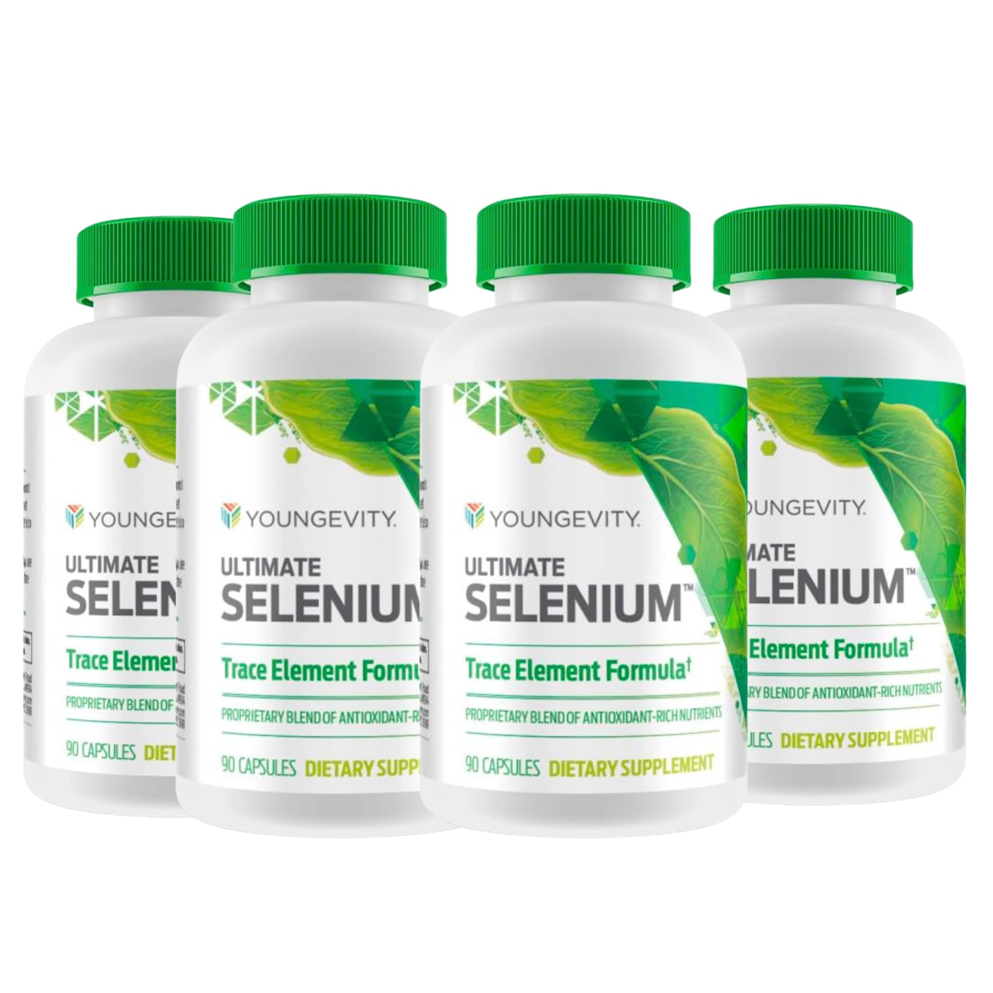 Youngevity Ultimate Selenium bottle closeup highlights cofactors for better utilization