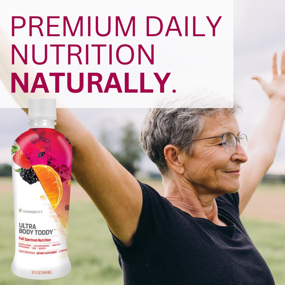 Youngevity Ultra Body Toddy scoop enables precise daily intake.