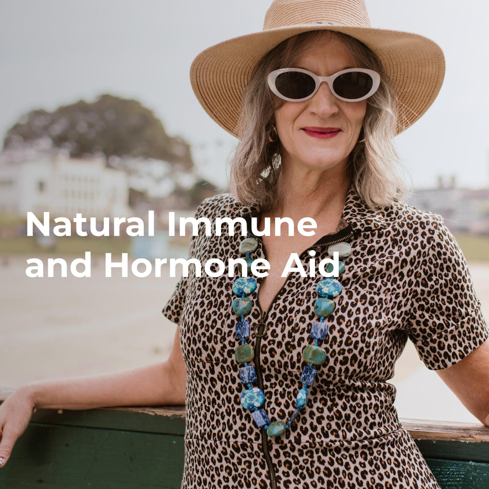 Youngevity XeraFem vitamin C icon signals immune support.
