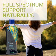 Youngevity ZRadical ingredients label features vitamin C and cofactors for antioxidant support.