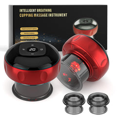 Youtelit 5-in-1 cupping device in use for targeted muscle relief.
