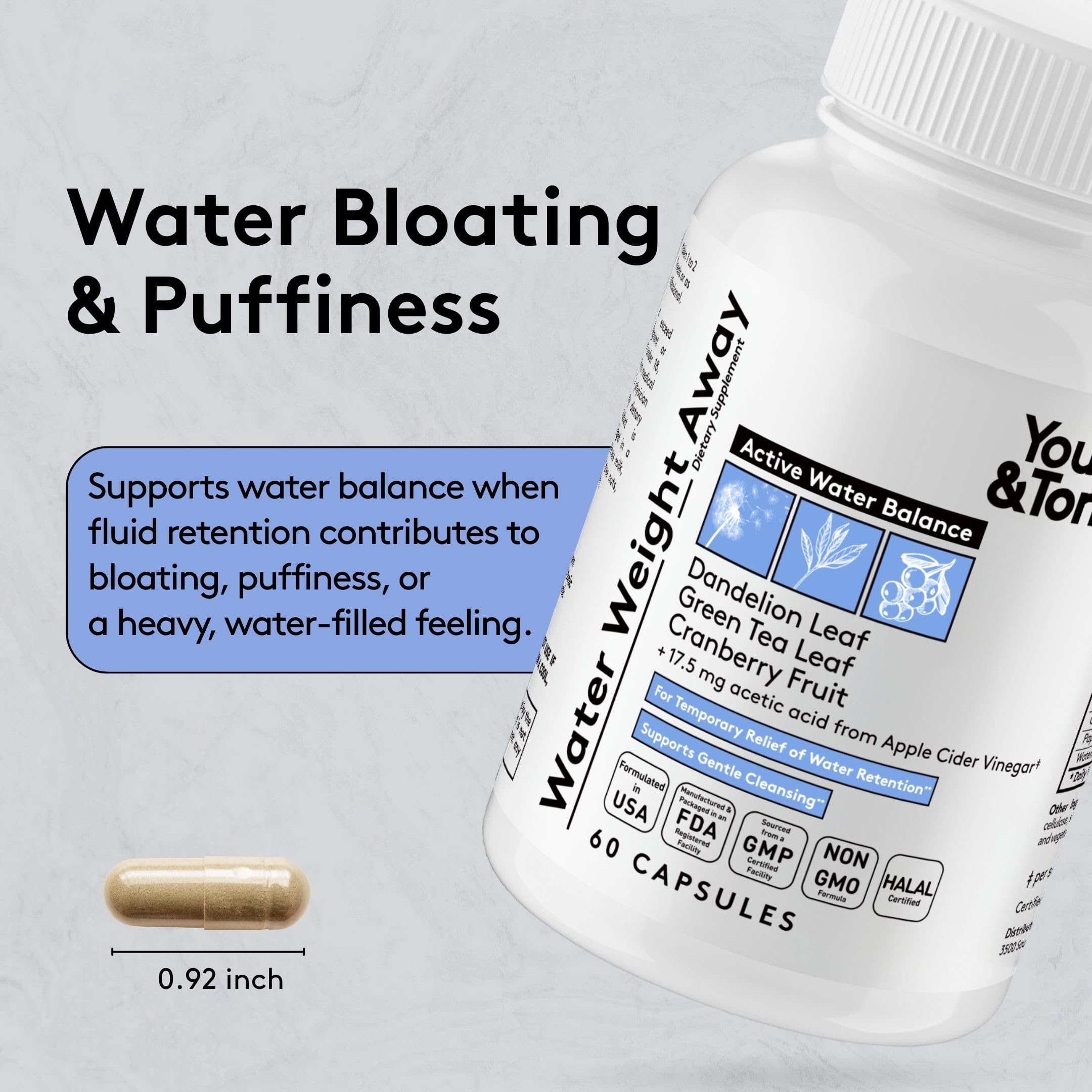Bundle packaging image of three-product bloating relief solution by Youth & Tonic