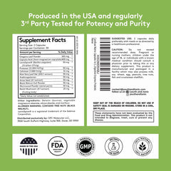 Youth & Tonic CandEase DE111 probiotic capsule underscores robust intestinal flora support.