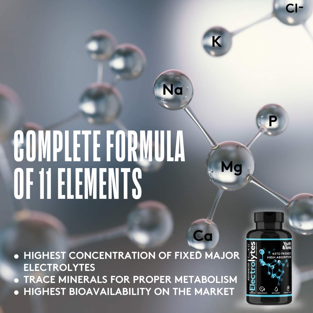 Hydration scene with Youth & Tonic capsules aiding muscle activity during workouts