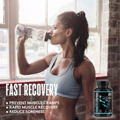 Athlete taking Youth & Tonic electrolyte capsules during training for endurance support