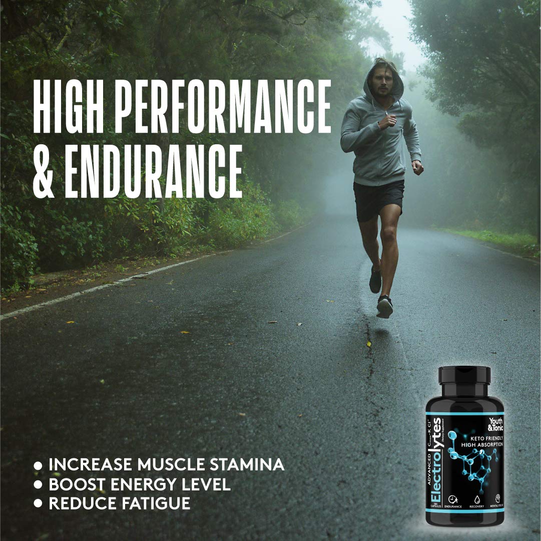 Capsules ready to take with water for daily hydration routine