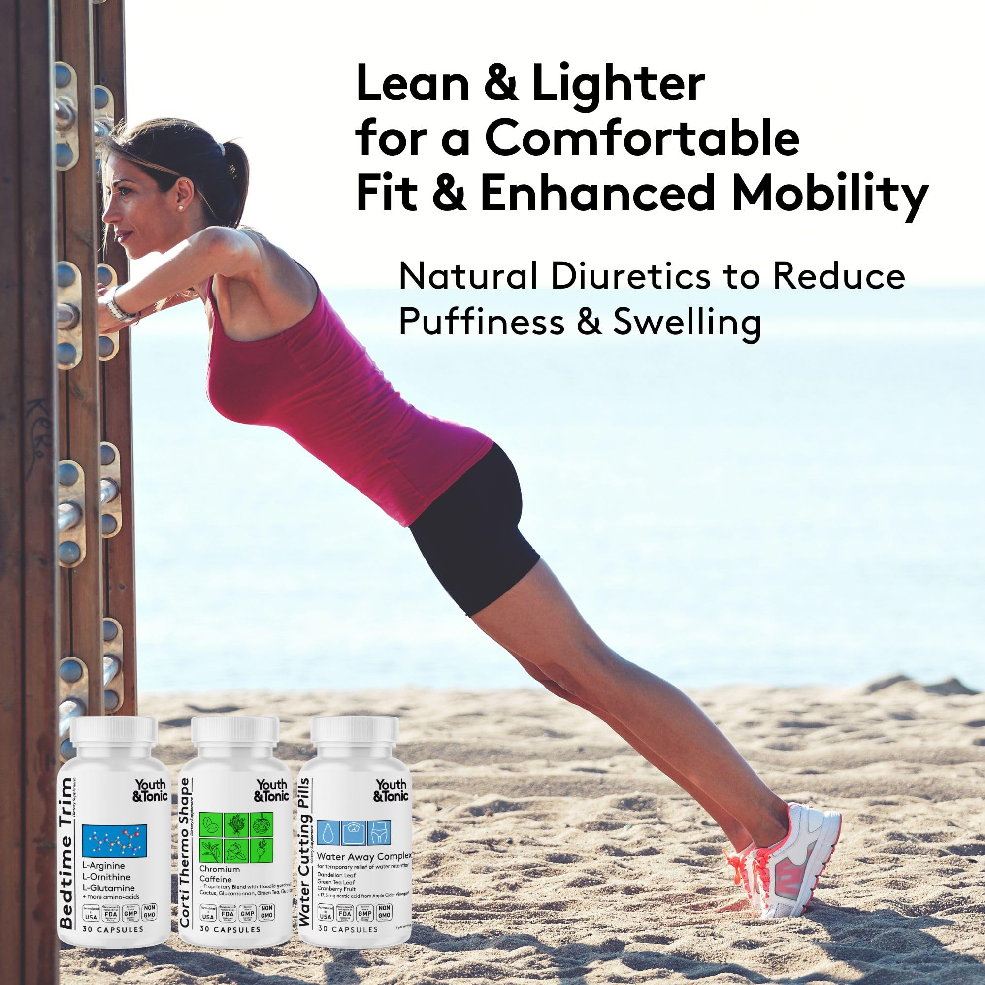 Youth & Tonic Cortithermo Shape tablet pack for daytime energy and focus