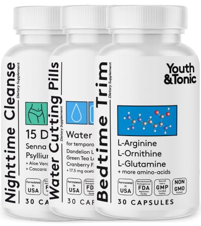 Youth & Tonic Sculpt Bedtime Trim bottle for overnight recovery and a lean feel.