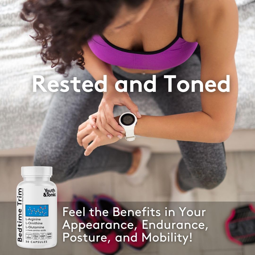 Youth & Tonic Sculpt Nighttime Cleanse bottle promoting bloating relief while you sleep.