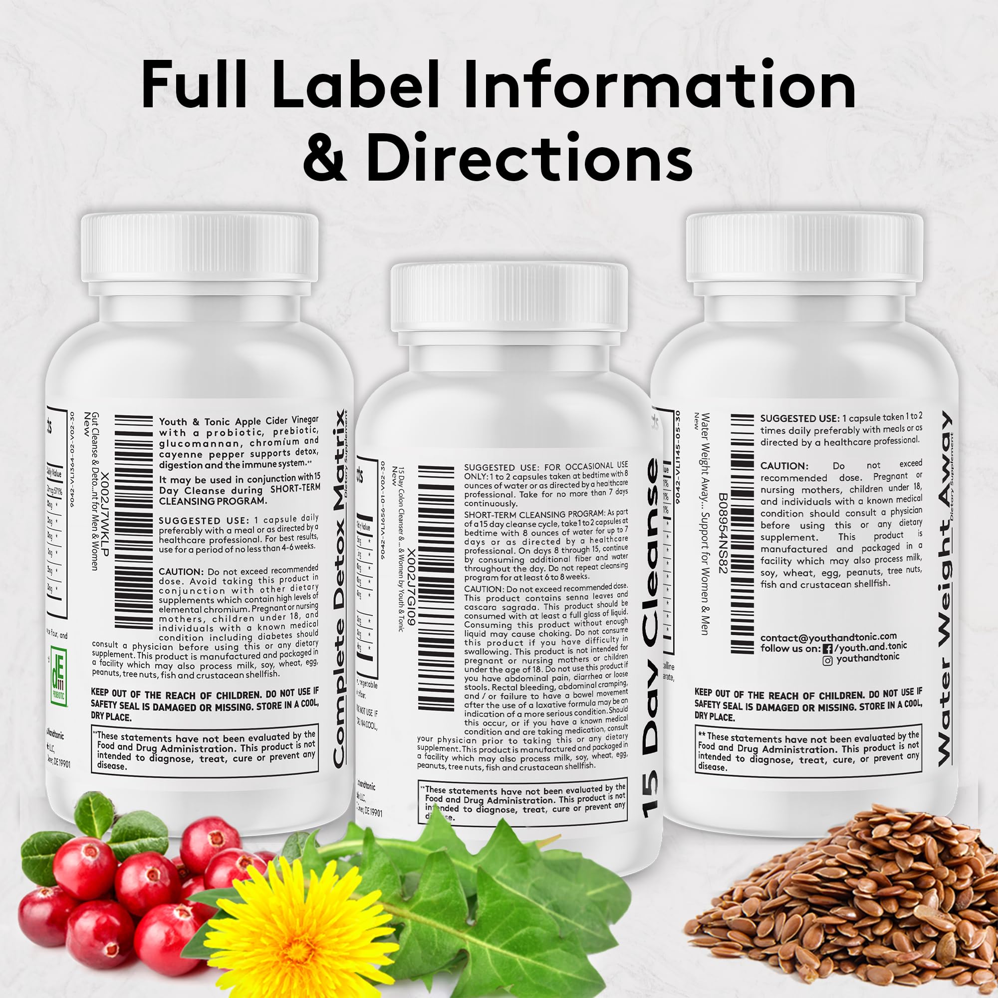 Third-party testing seal beside box communicates independent quality checks.