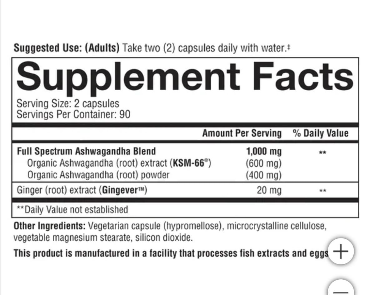 180-capsule bottle ready for a two-capsule daily routine.