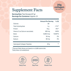 Youtheory collagen powder chocolate scoop image emphasizing measured serving for daily use