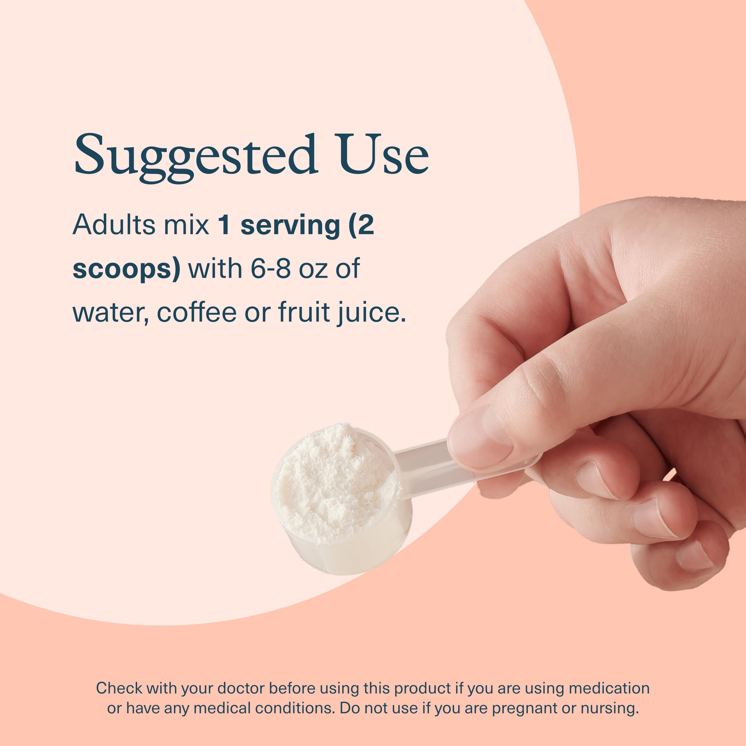 Youtheory collagen powder added to coffee showing versatile beverage option