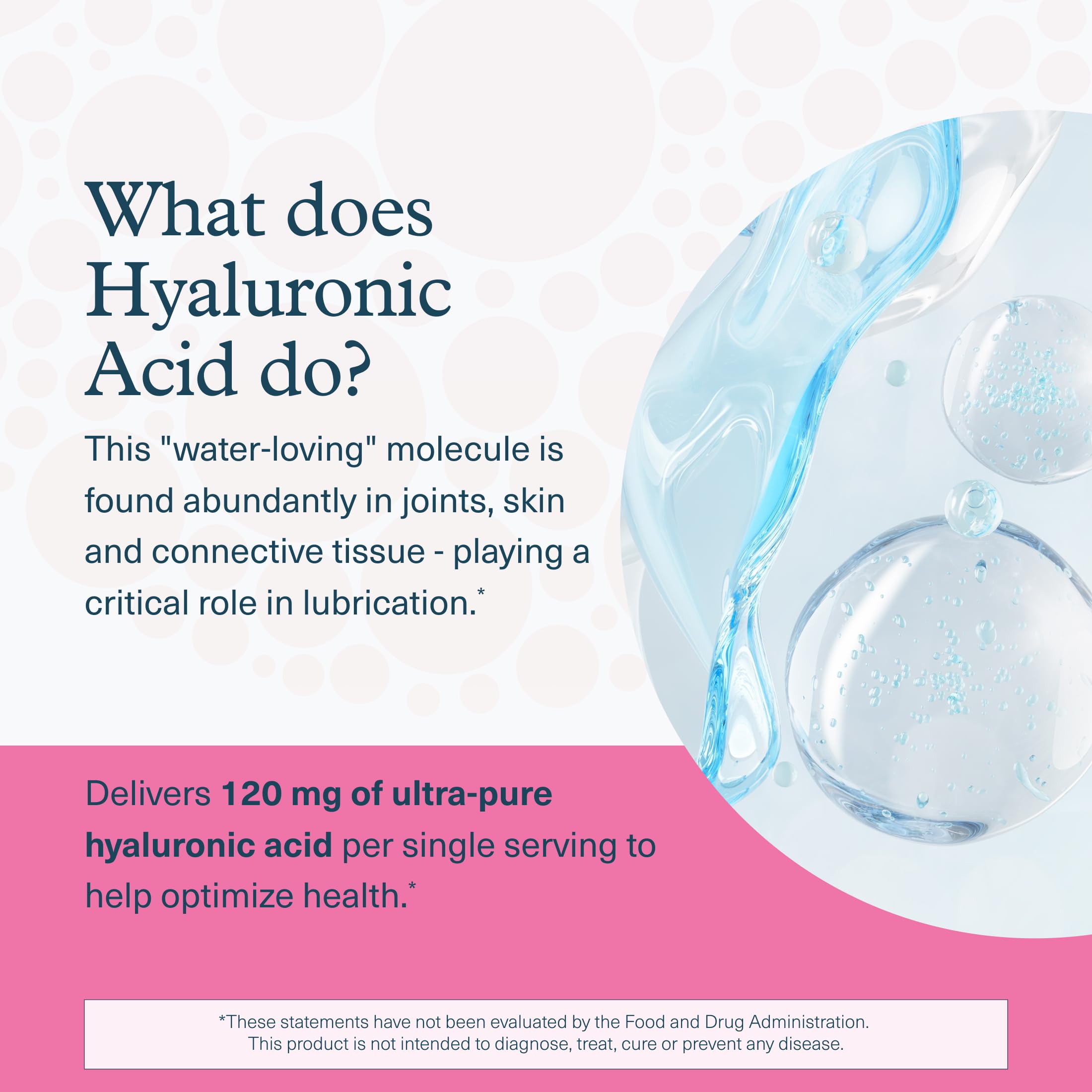 Youtheory Complete Beauty Gummies hyaluronic acid icon signals hydration support