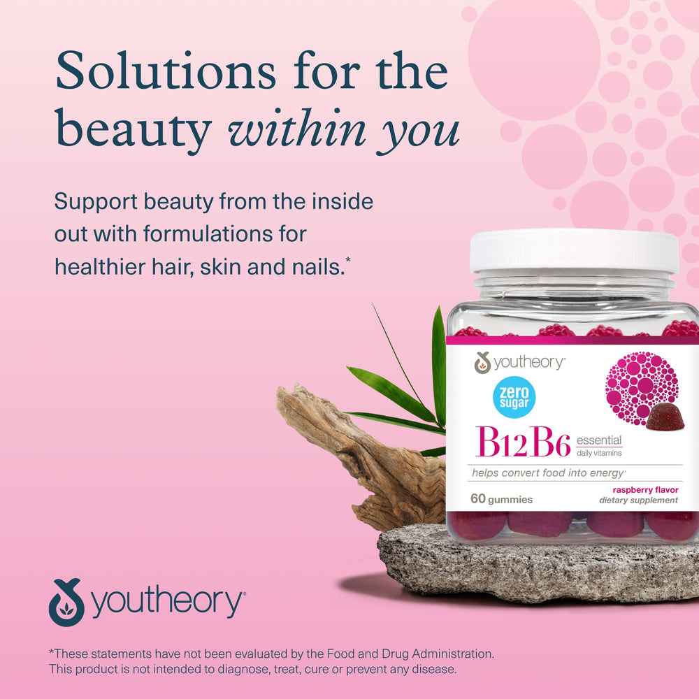 Youtheory Complete Beauty Gummies sea buckthorn hibiscus extract in bottle