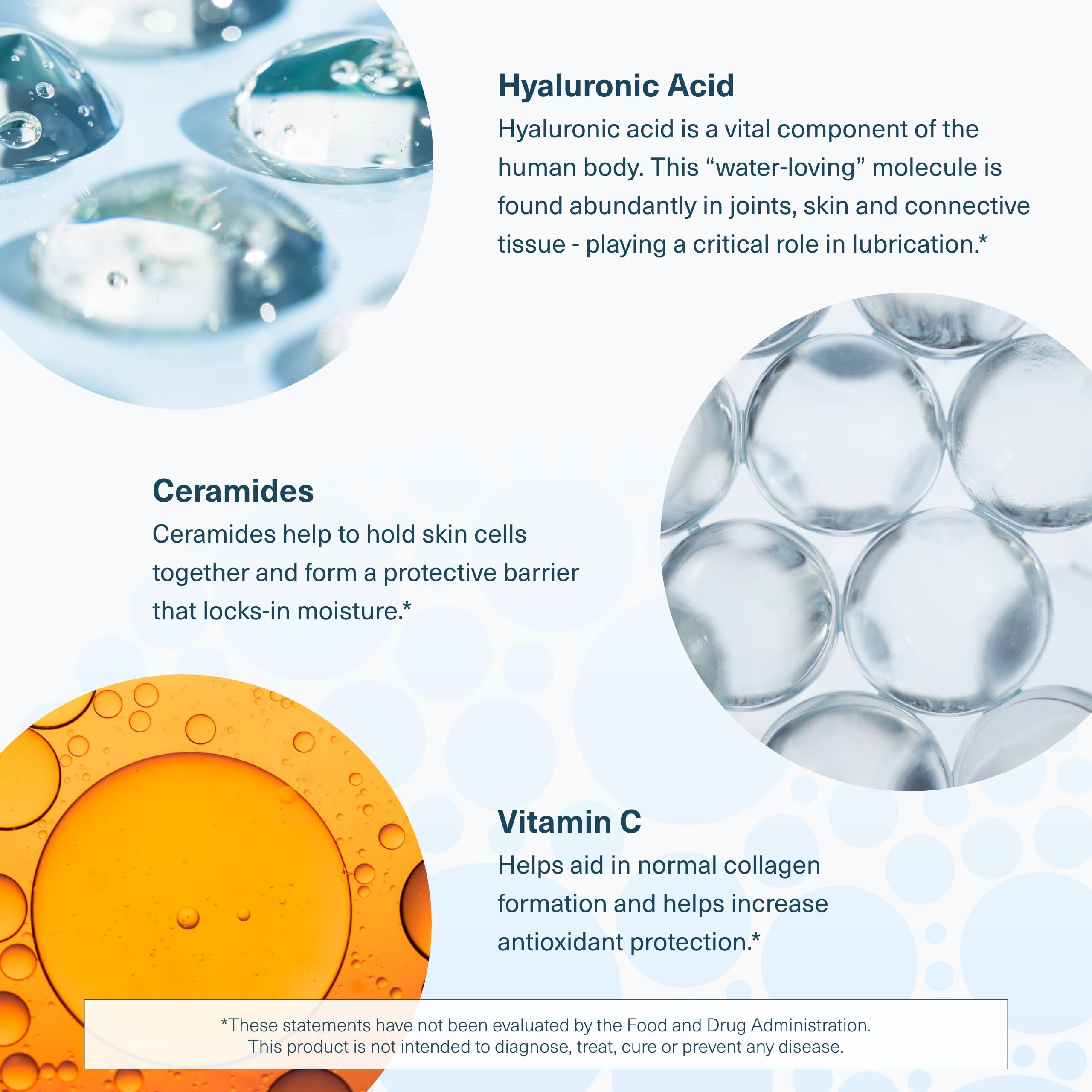 Youtheory Hyaluronic Plus biotin supports skin vitality.