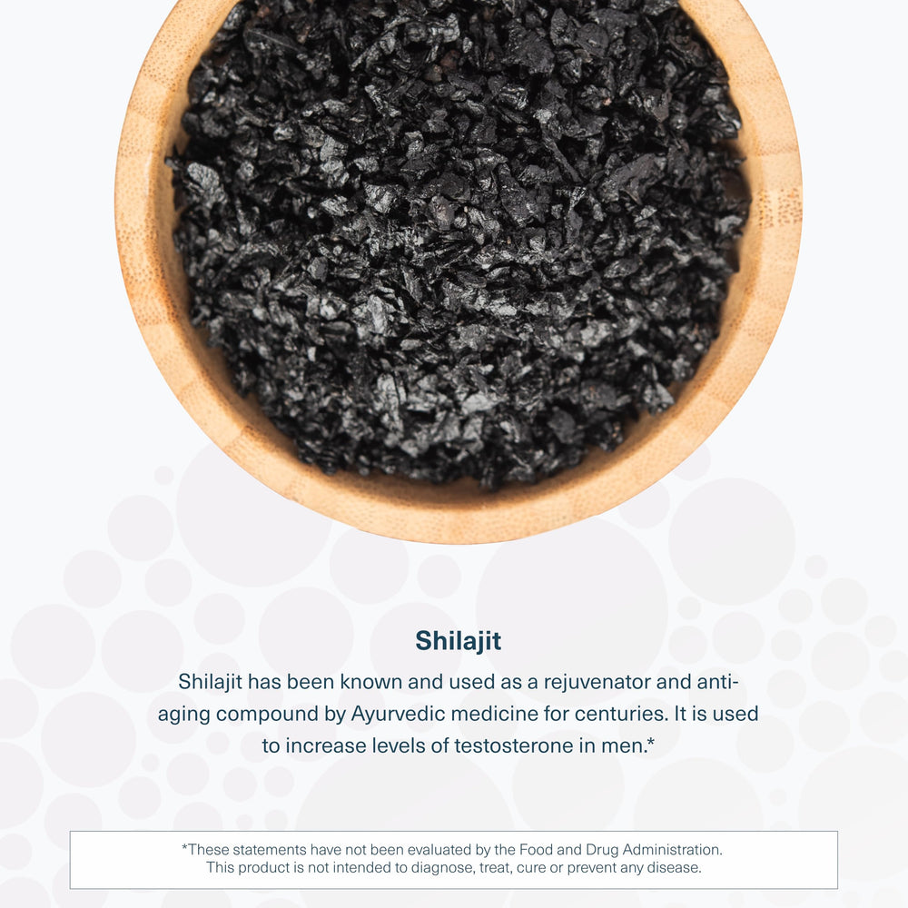 Youtheory Men's Shilajit dispensing cap for convenient daily intake