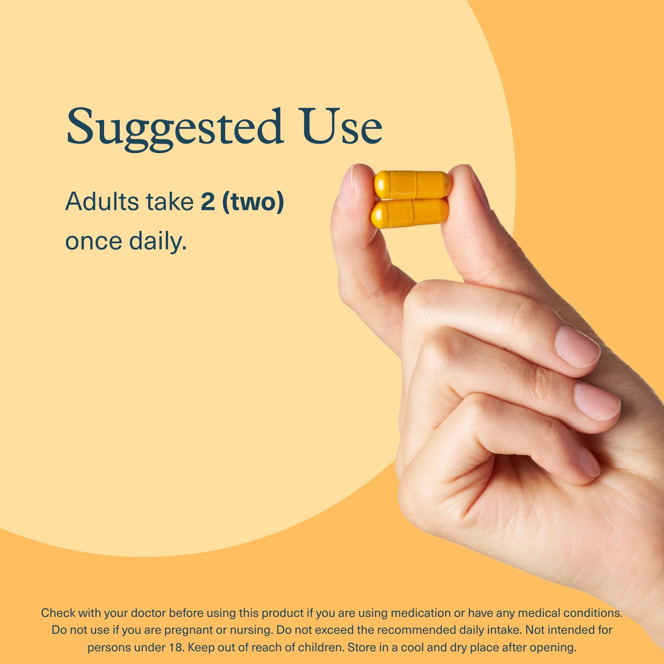Youtheory Turmeric Extra Strength bottle-back lists dosage and brand promise.