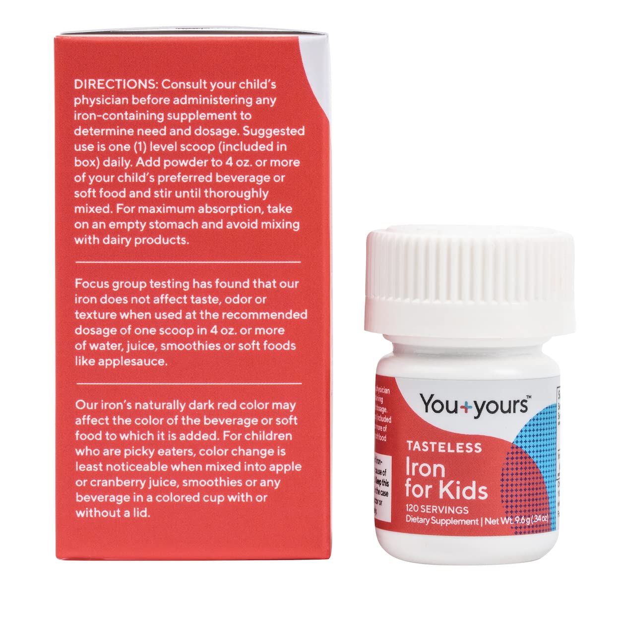 You+yours gluten- and dairy-free iron for kids.
