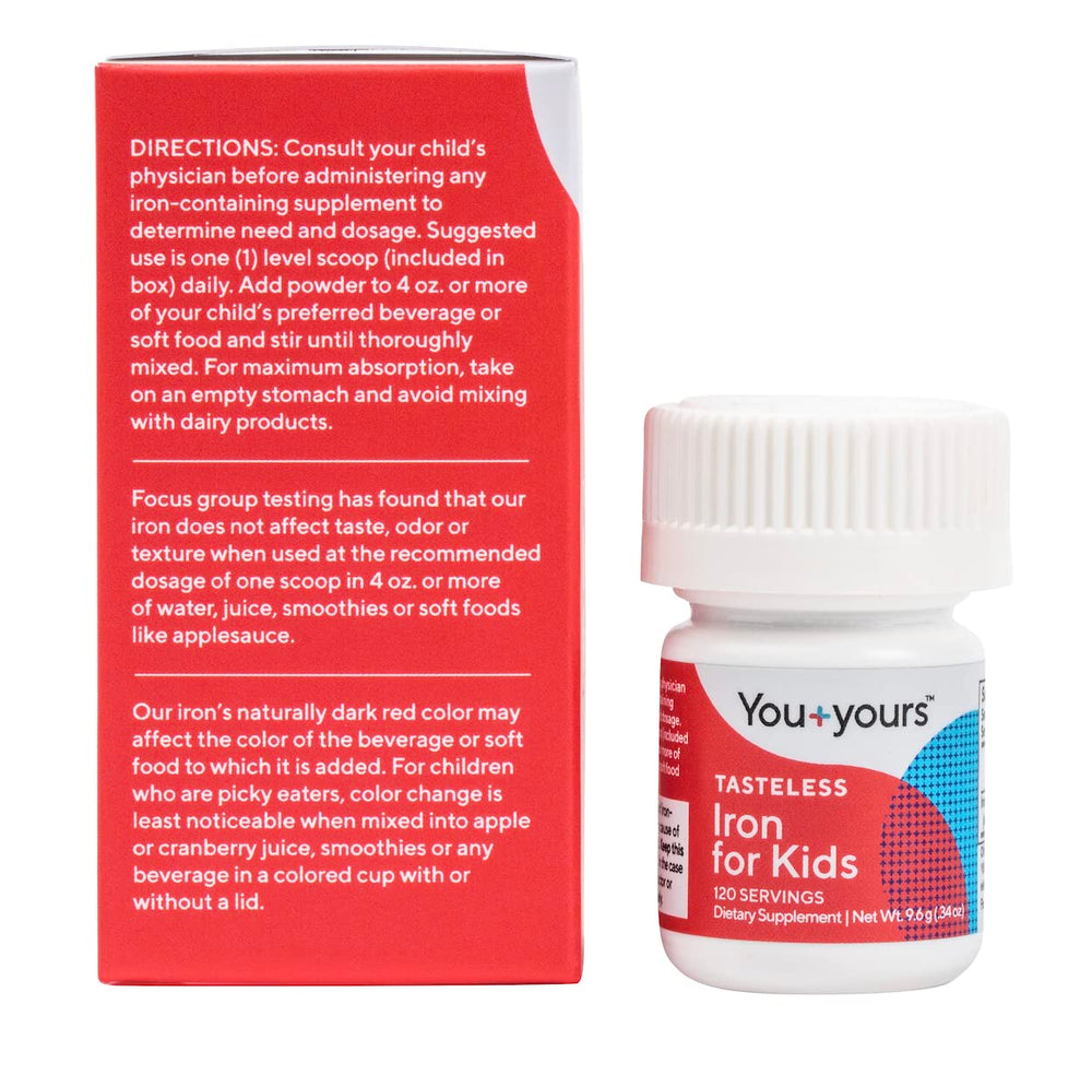 You+yours gluten- and dairy-free iron for kids.