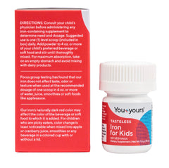 You+yours gluten- and dairy-free iron for kids.