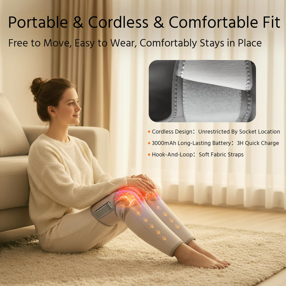 yoyomax leg massager adjustable straps for a secure comfortable fit