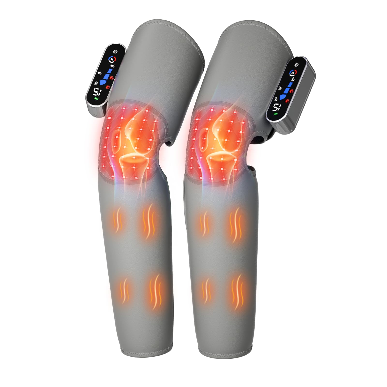 yoyomax leg massager cordless LCD control enables easy home relaxation sessions