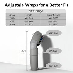 yoyomax leg massager soft PU leather feels gentle on skin