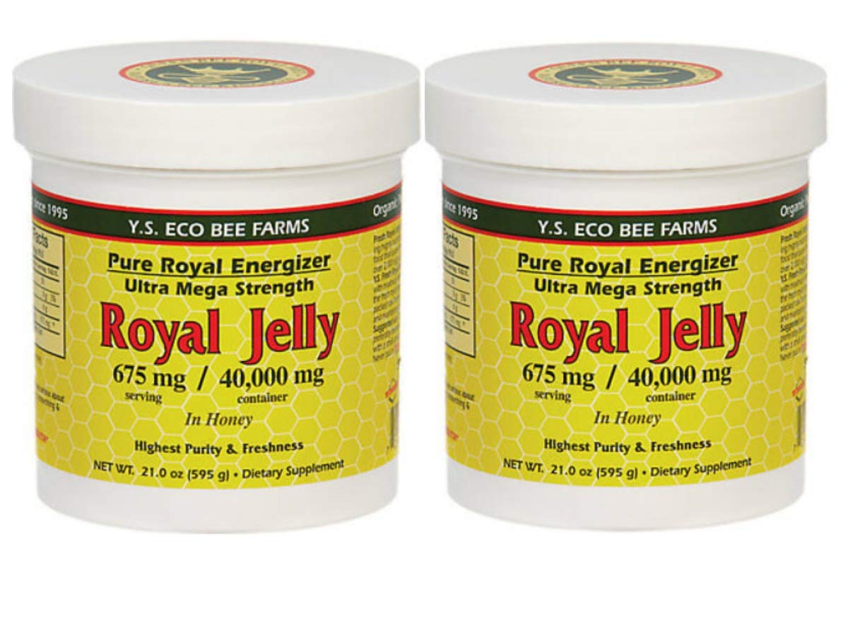 YS Royal Jelly in Honey bottle label showing premium beekeeping quality for daily vitality