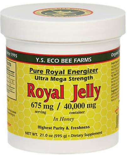 YS Royal Jelly in Honey serving spoon for convenient daily dose and flavor