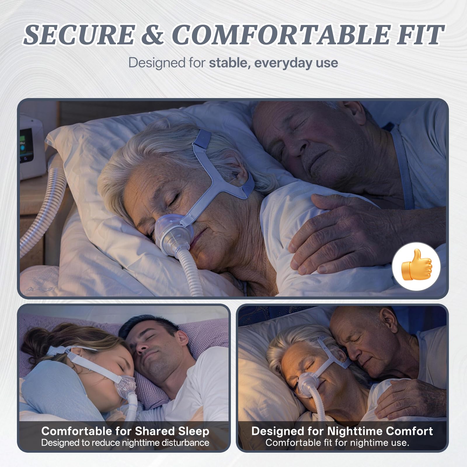Hygienic replacement keeps your mask fresh and performing well.