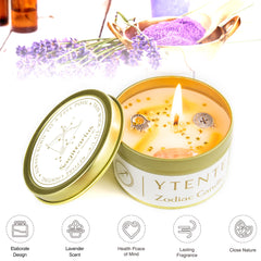 YTENTE Sagittarius gift box featuring crystals, candle, and pendant