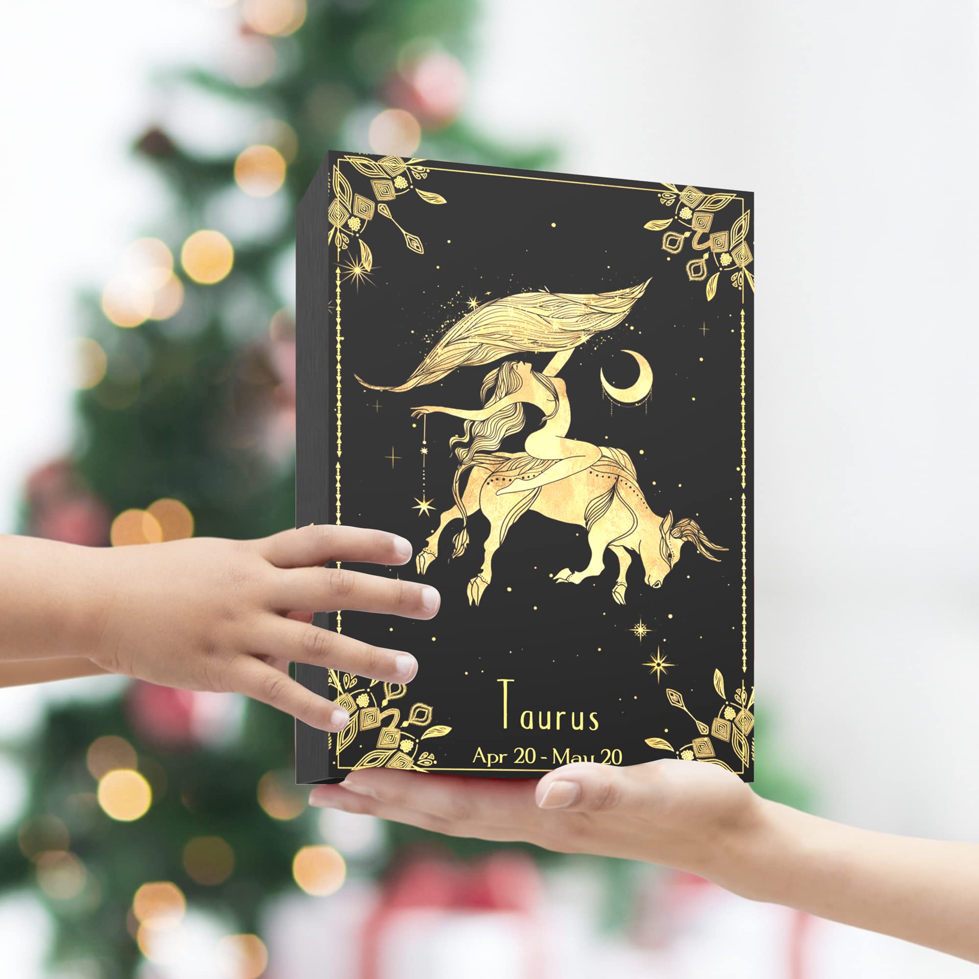 YTENTE Taurus gift set unboxing moment captured for a thoughtful surprise.