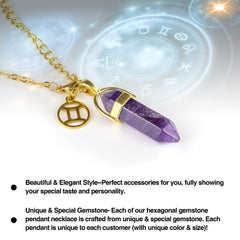 YTENTE zodiac card describing crystals for gifting