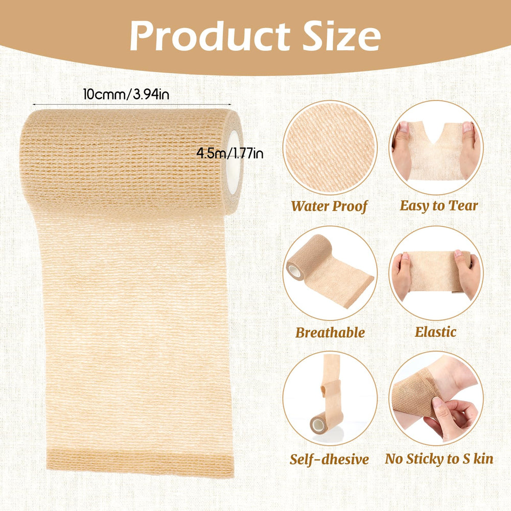 Yuanan bandage wrap skin-tone shows breathable non-woven fabric for daily use.
