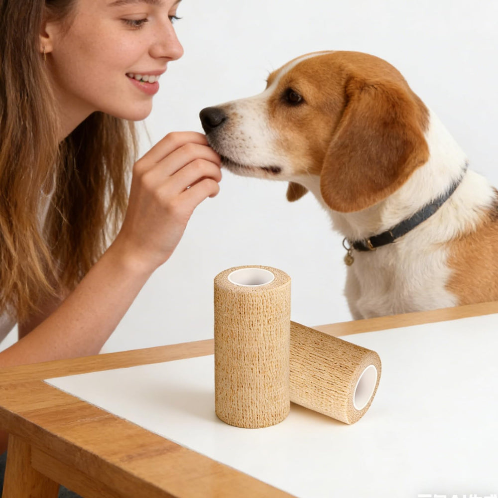 Yuanan bandage wrap on wrist offers protected support during activity.