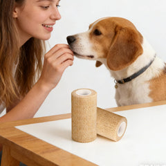 Yuanan bandage wrap on wrist offers protected support during activity.