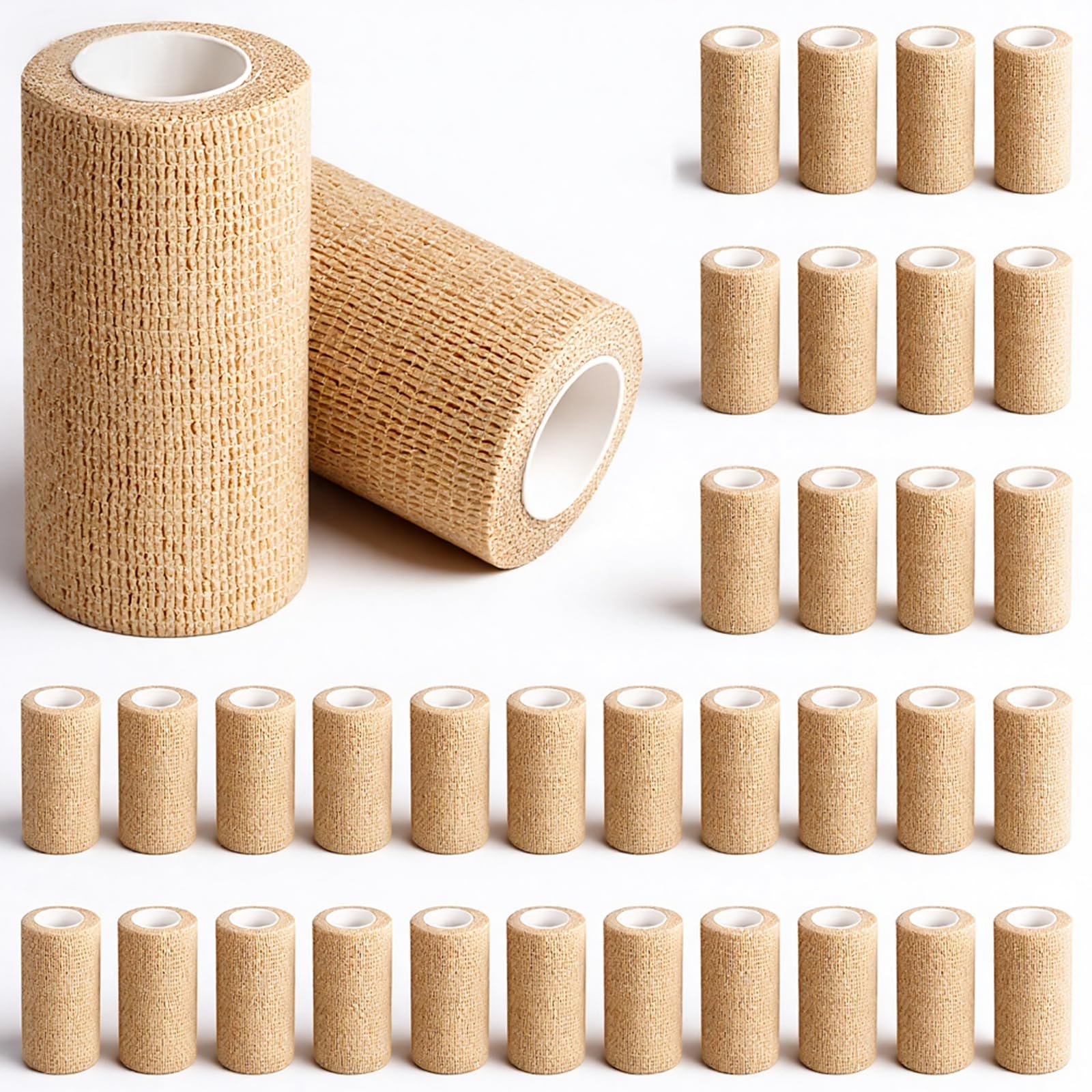 Yuanan self-adhesive wrap 4in by 5yd demonstrates secure, long-lasting adhesion.