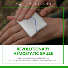 Yueerbao Z-fold sterile gauze demonstrates easy packing for deep wounds