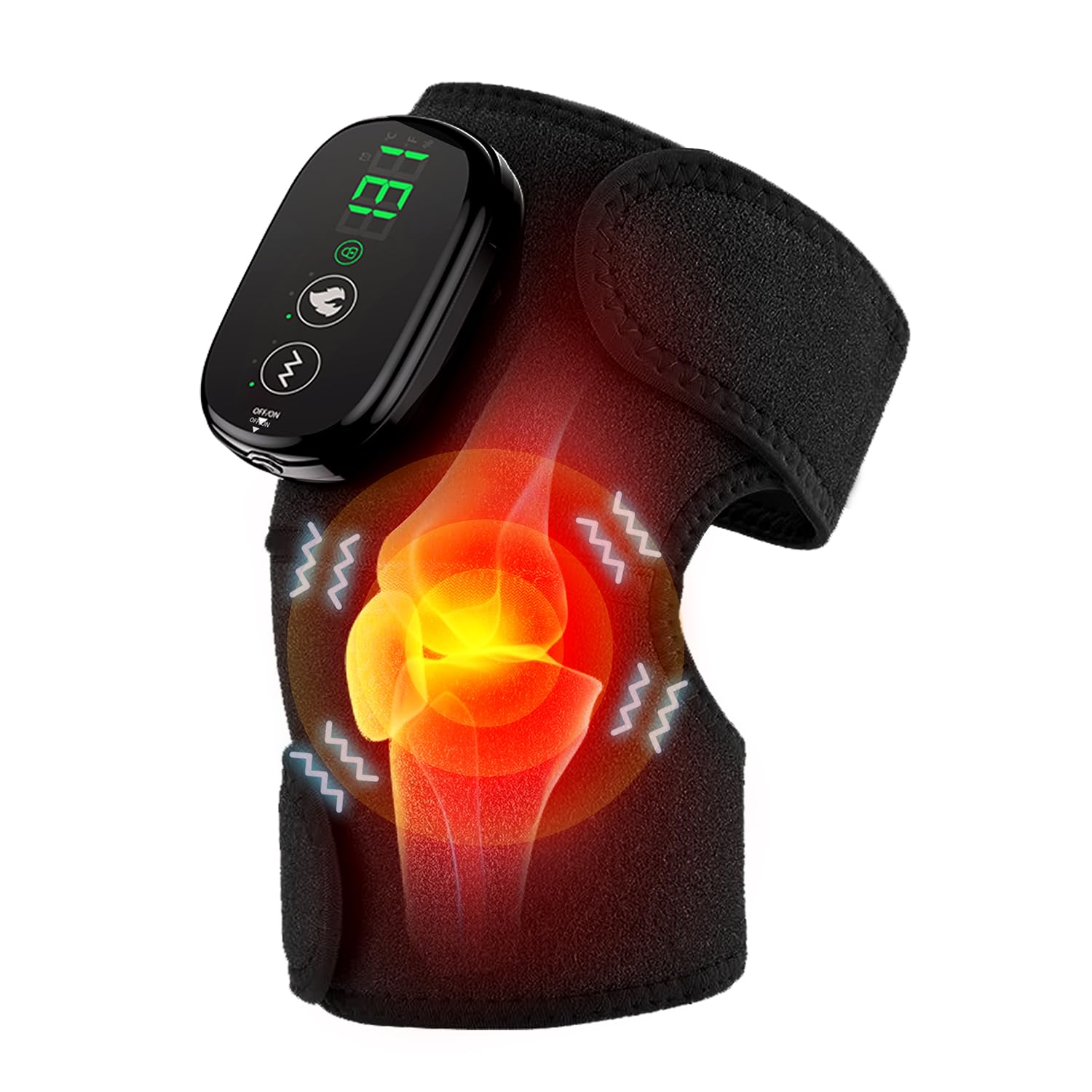 YUHUO foot massager with heat for relaxing tired feet anywhere